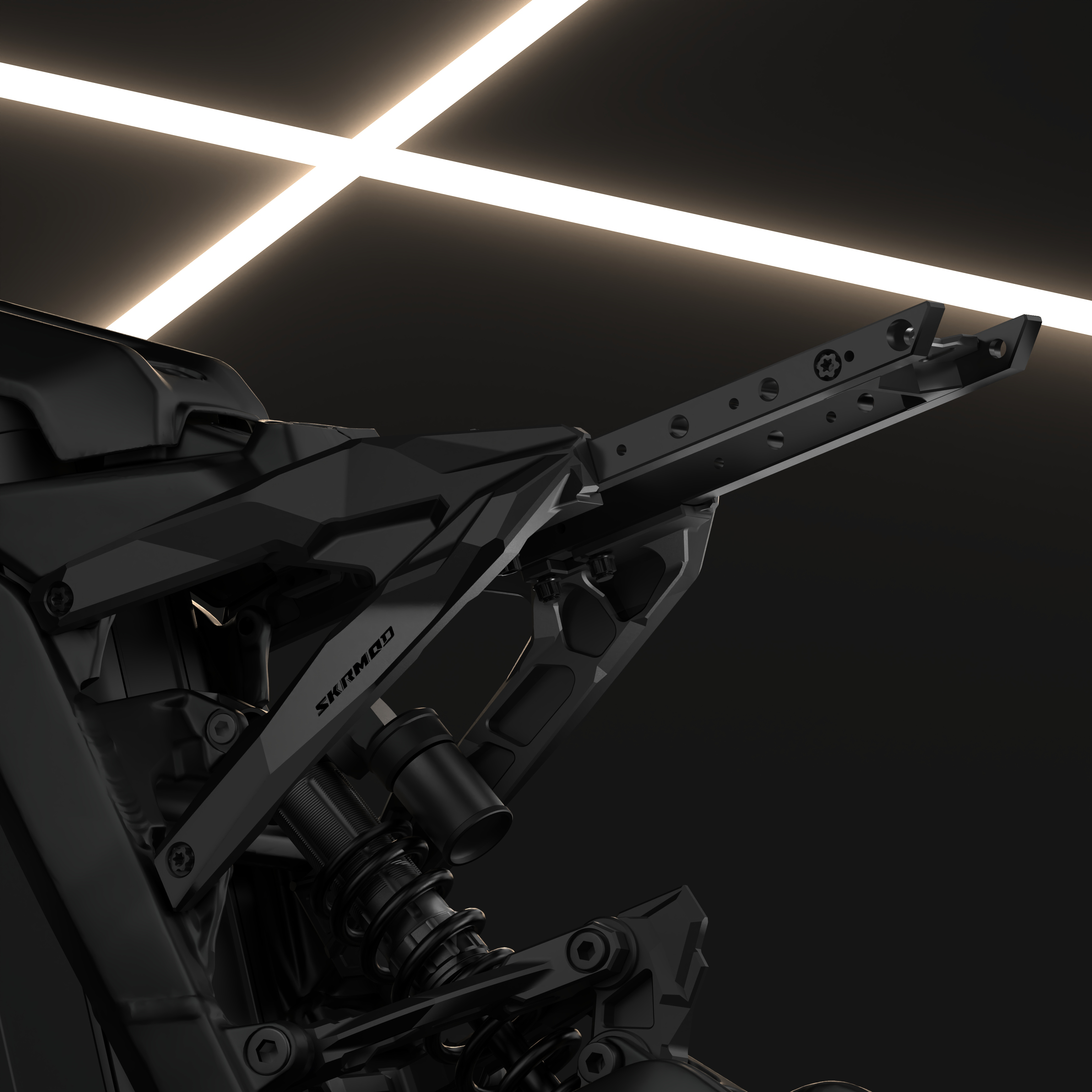 Black Knight 🦇 Sur-Ron Light Bee X Super Sturdy Subframe with Titanium Bolts