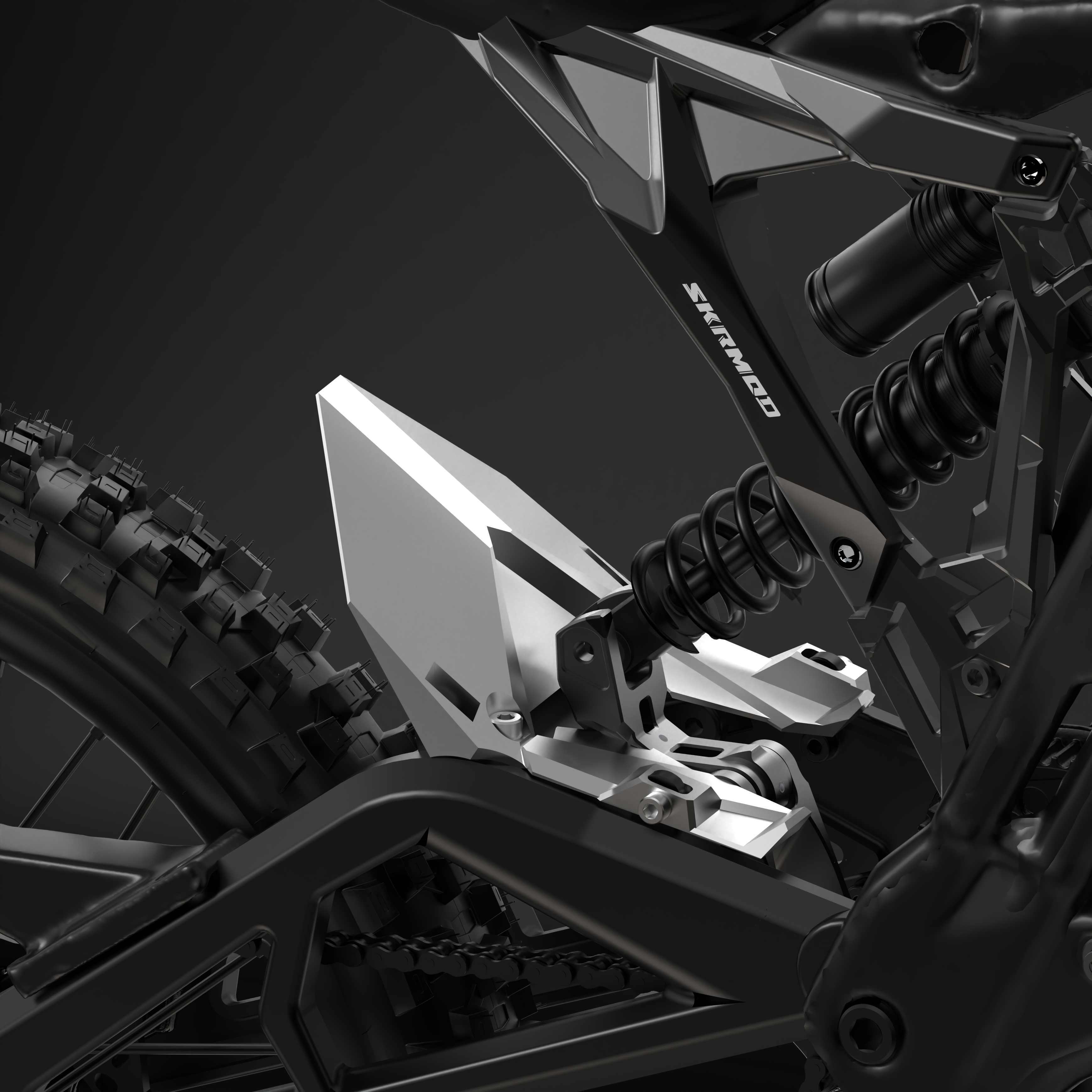 E Ride Pro Wheel Mudguard CNC Aluminum