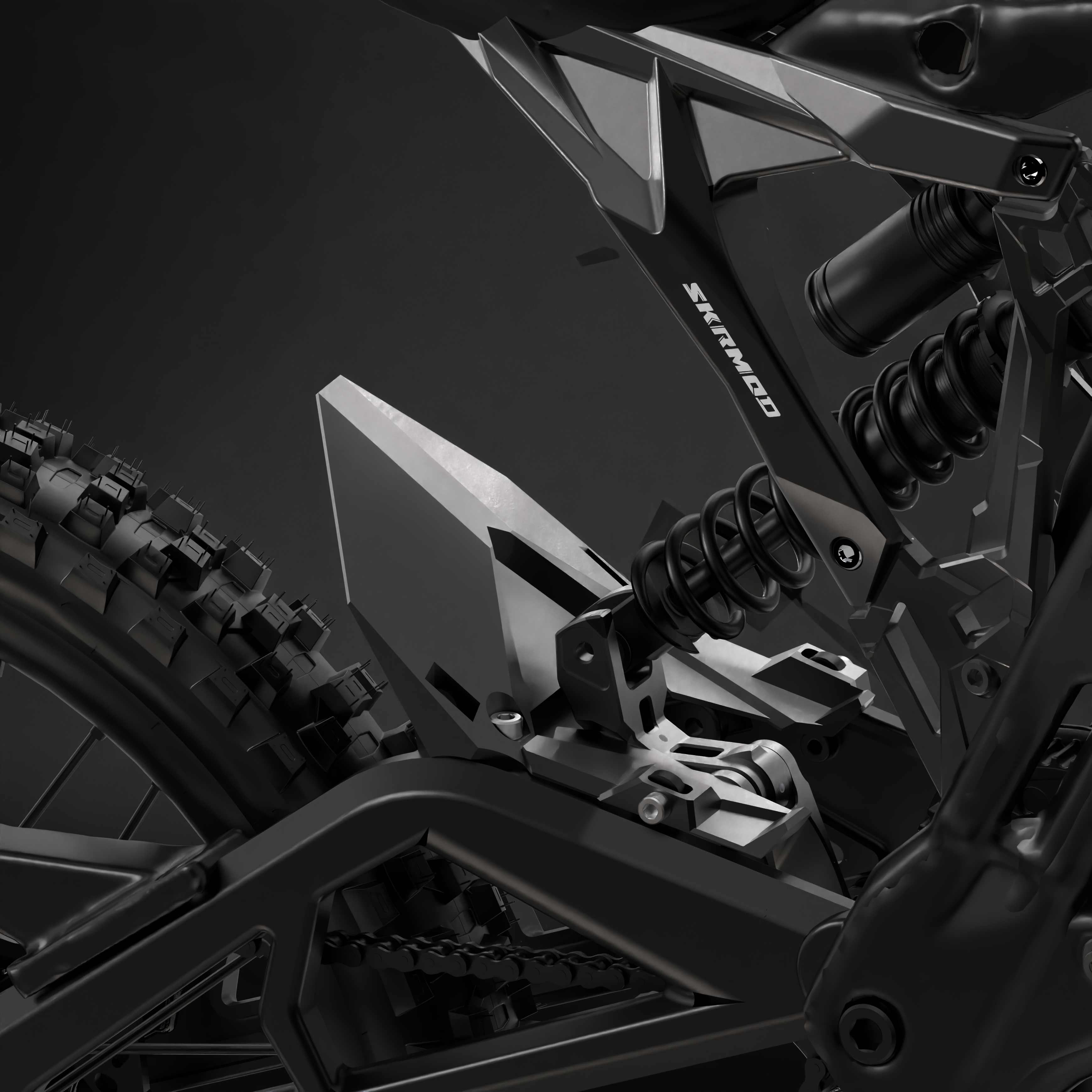 E Ride Pro Wheel Mudguard CNC Aluminum