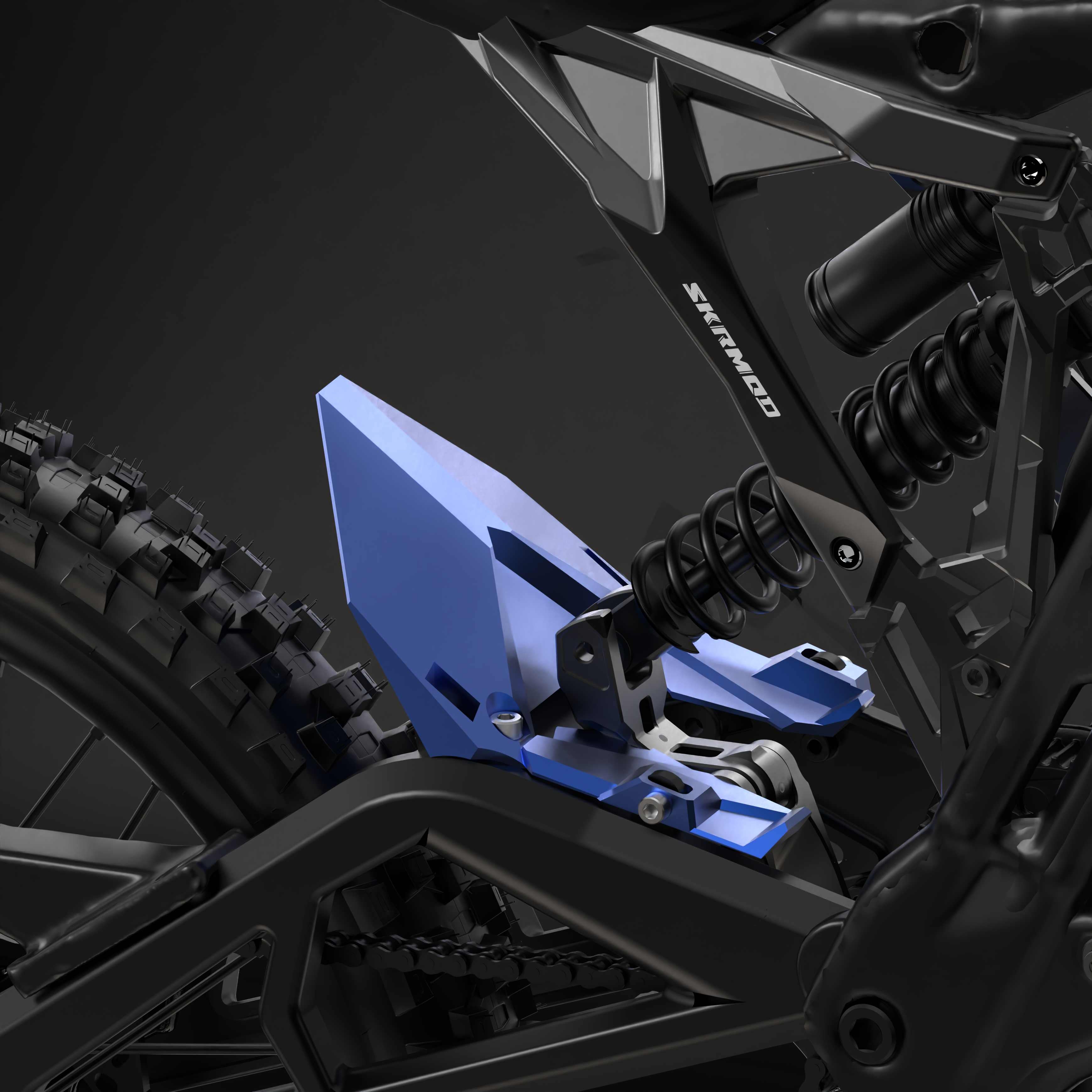 E Ride Pro Wheel Mudguard CNC Aluminum