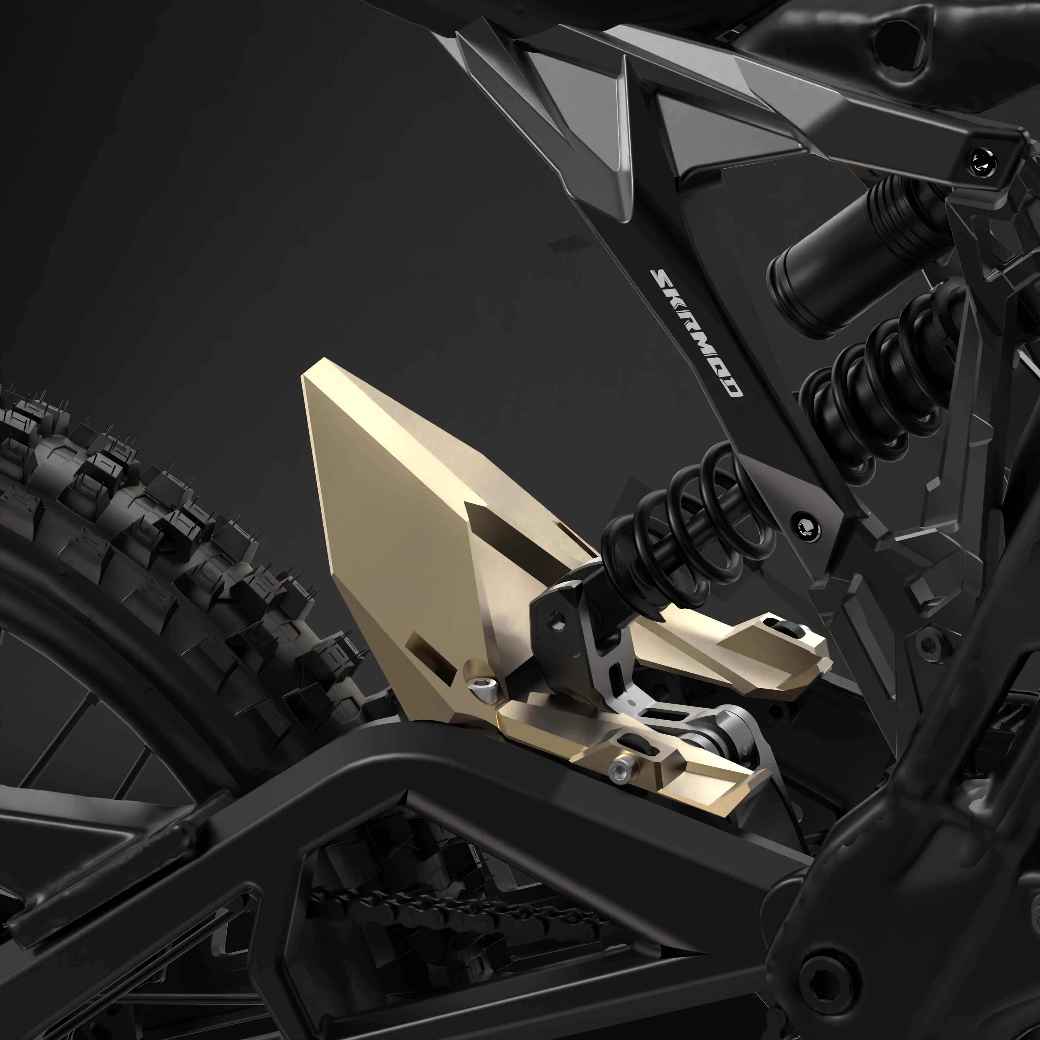 E Ride Pro Wheel Mudguard CNC Aluminum