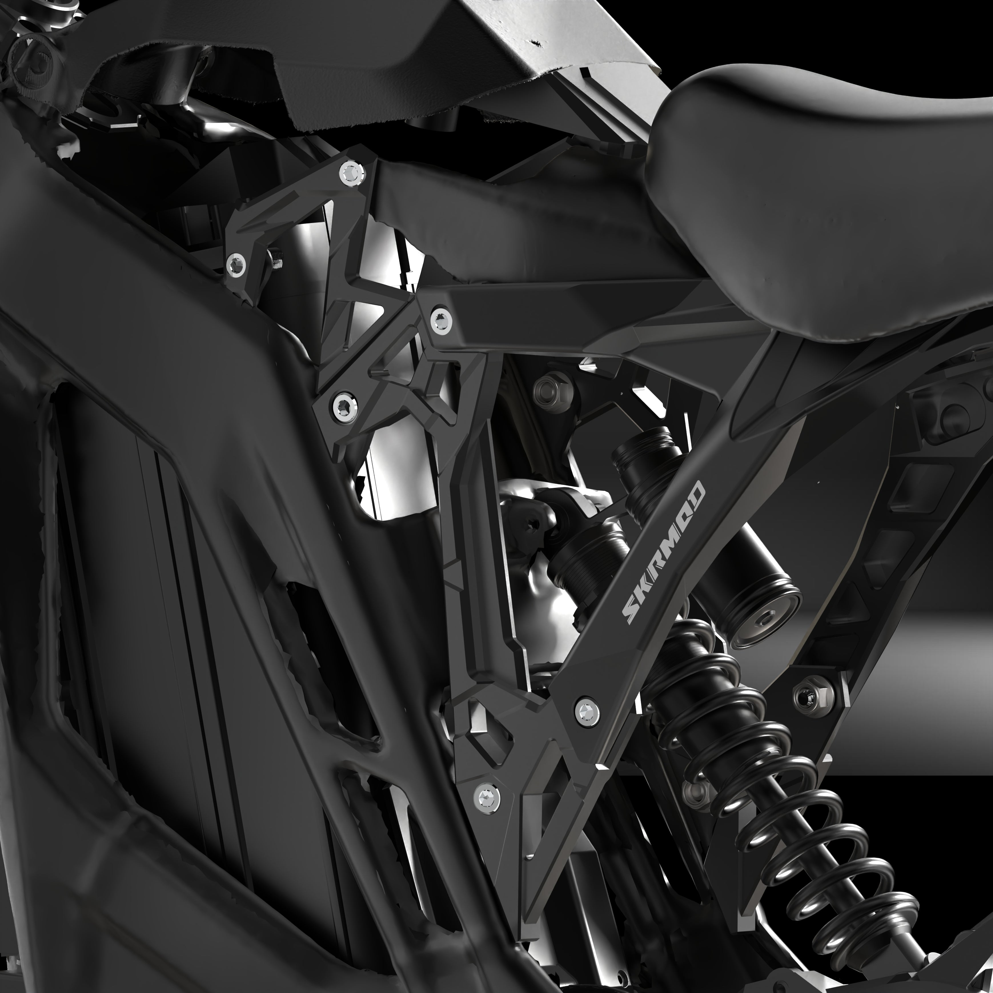 Skrmod Seat Riser Lift Kit - for E Ride Pro SR SS S Surron Light Bee X