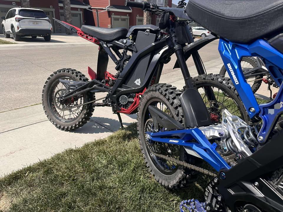 Skrmod Surron Subframe with Titanium Bars