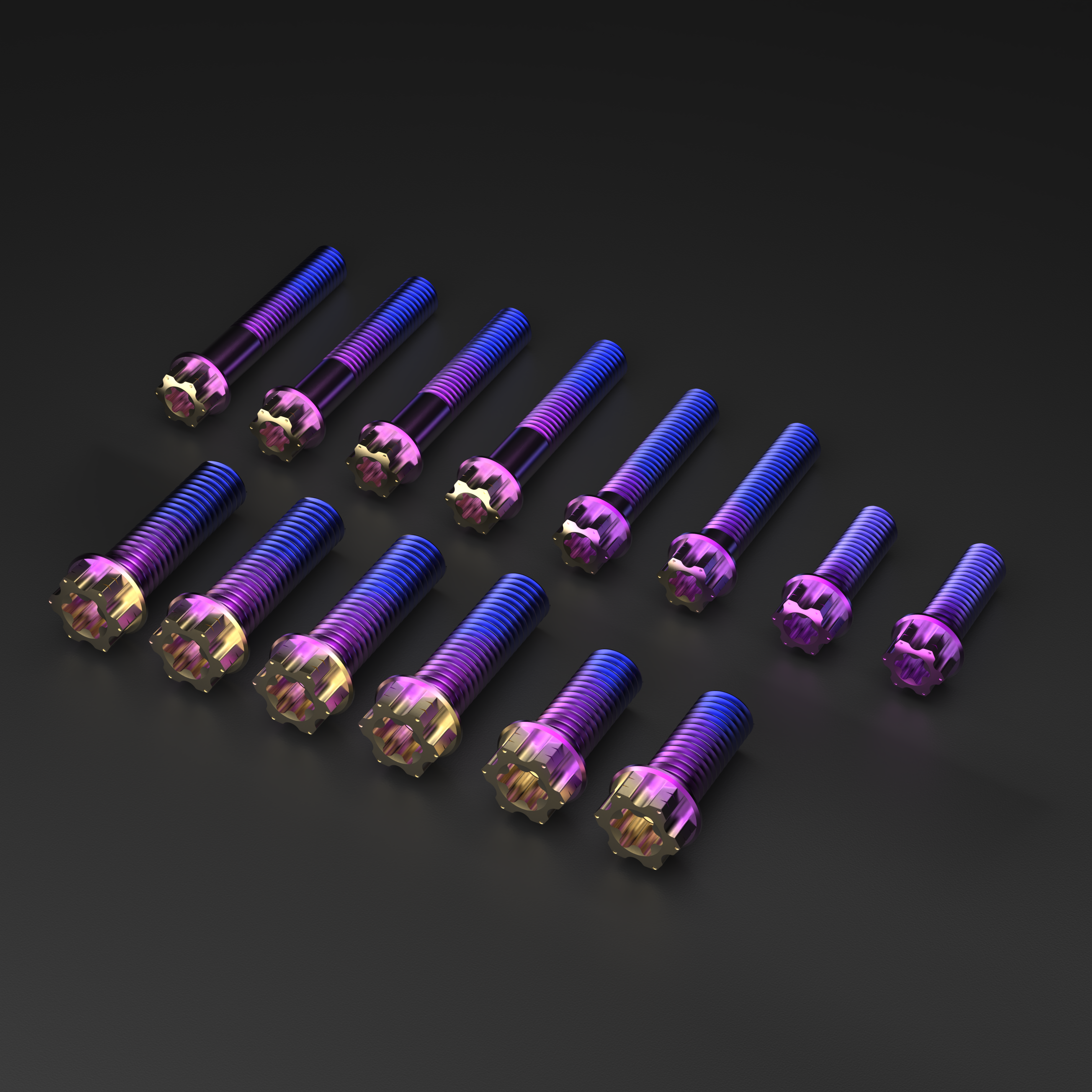 Titanium Bolts for Sur-Ron LBX Rack Kit