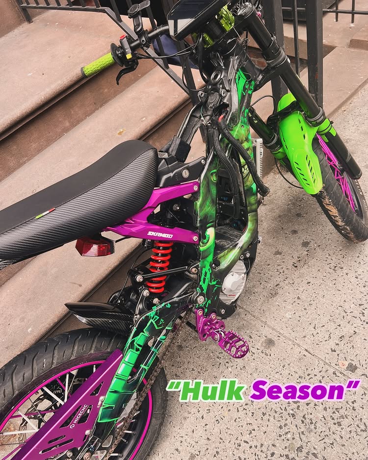 Skrmod Surron Subframe with Titanium Bars