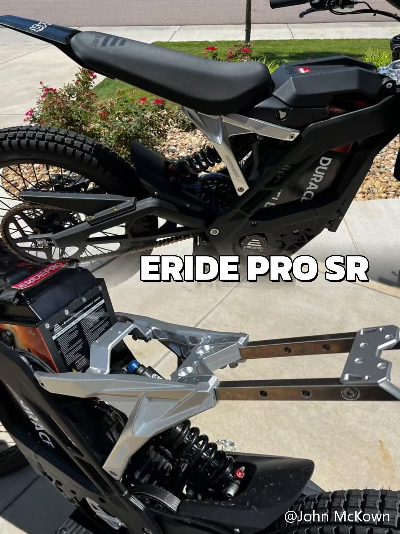 E Ride Pro Super Sturdy Subframe with Titanium Bars