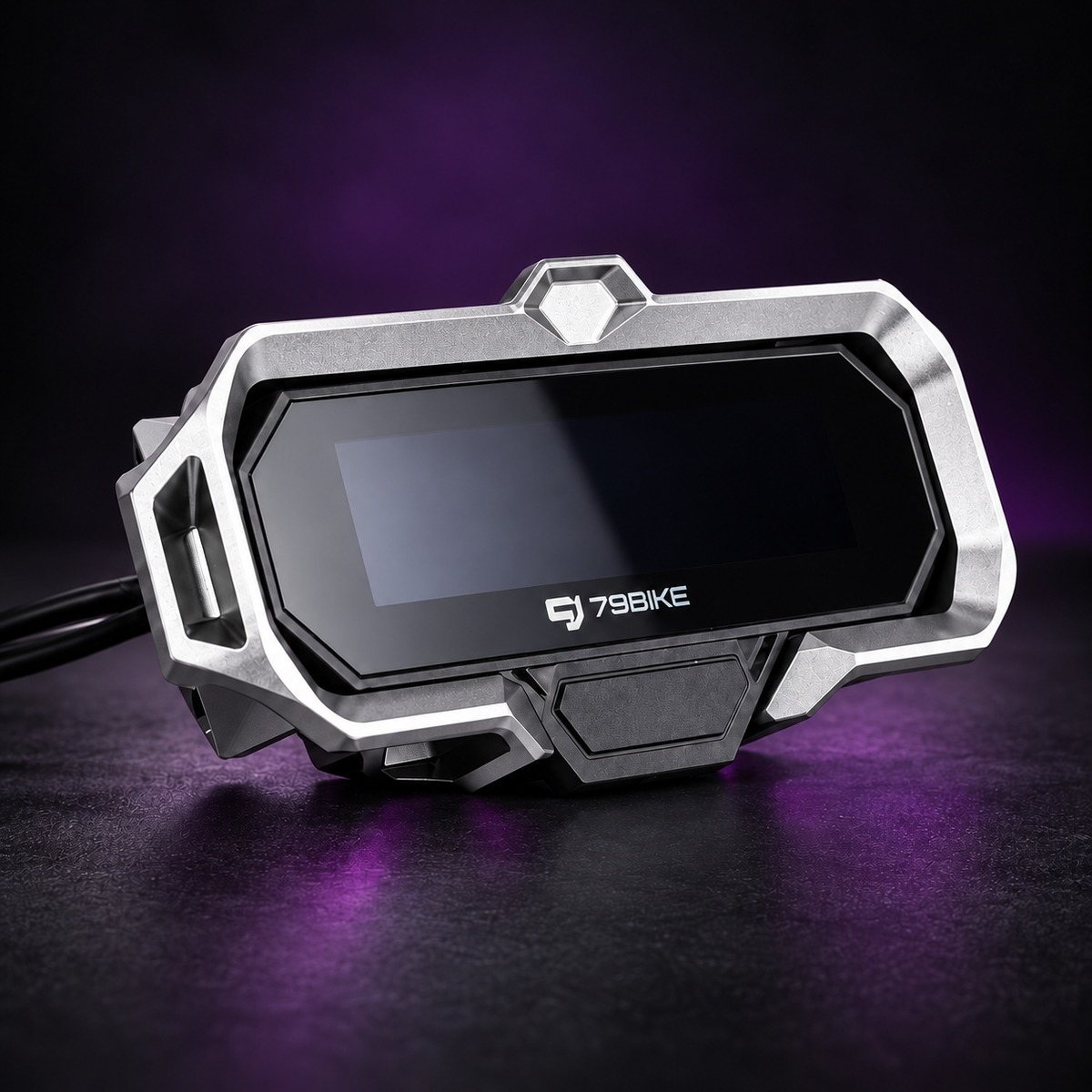 79BIKE Falcon Pro CNC display protector - Silver; display not included
