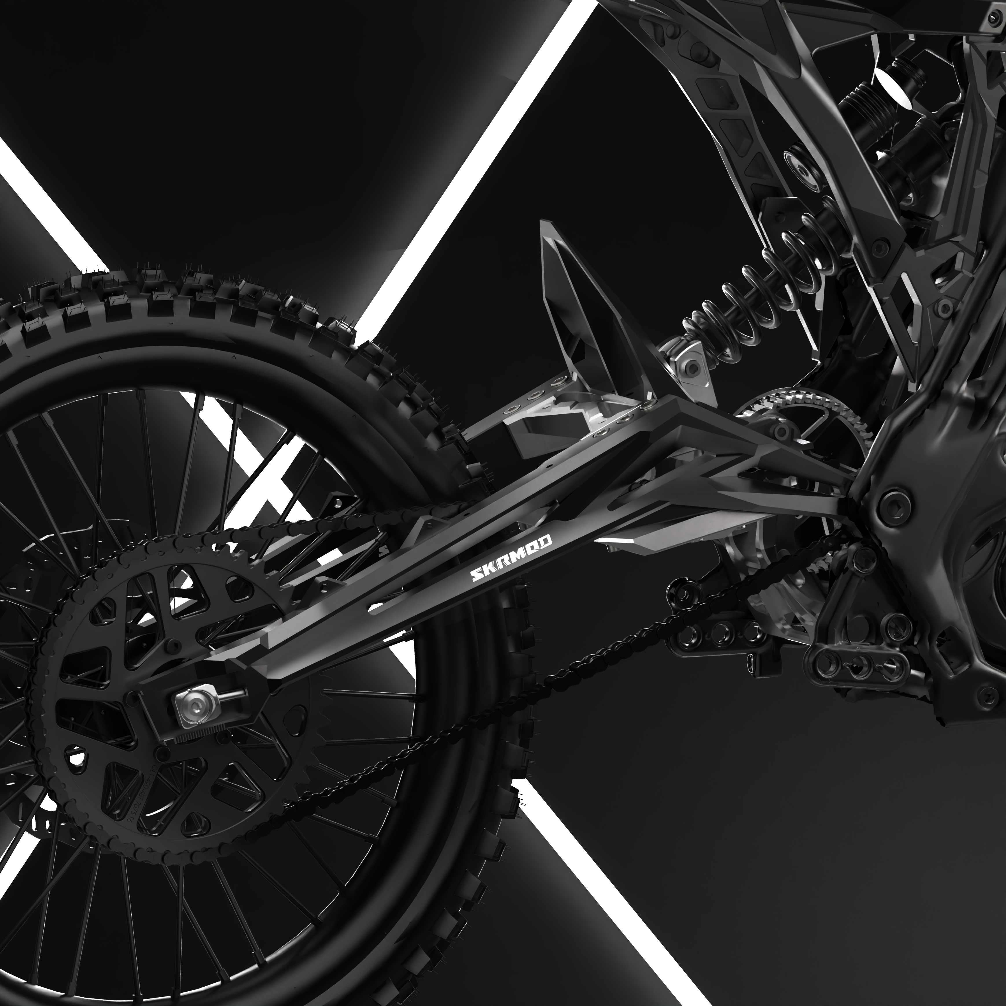 E Ride Pro SwingArm 50mm extended