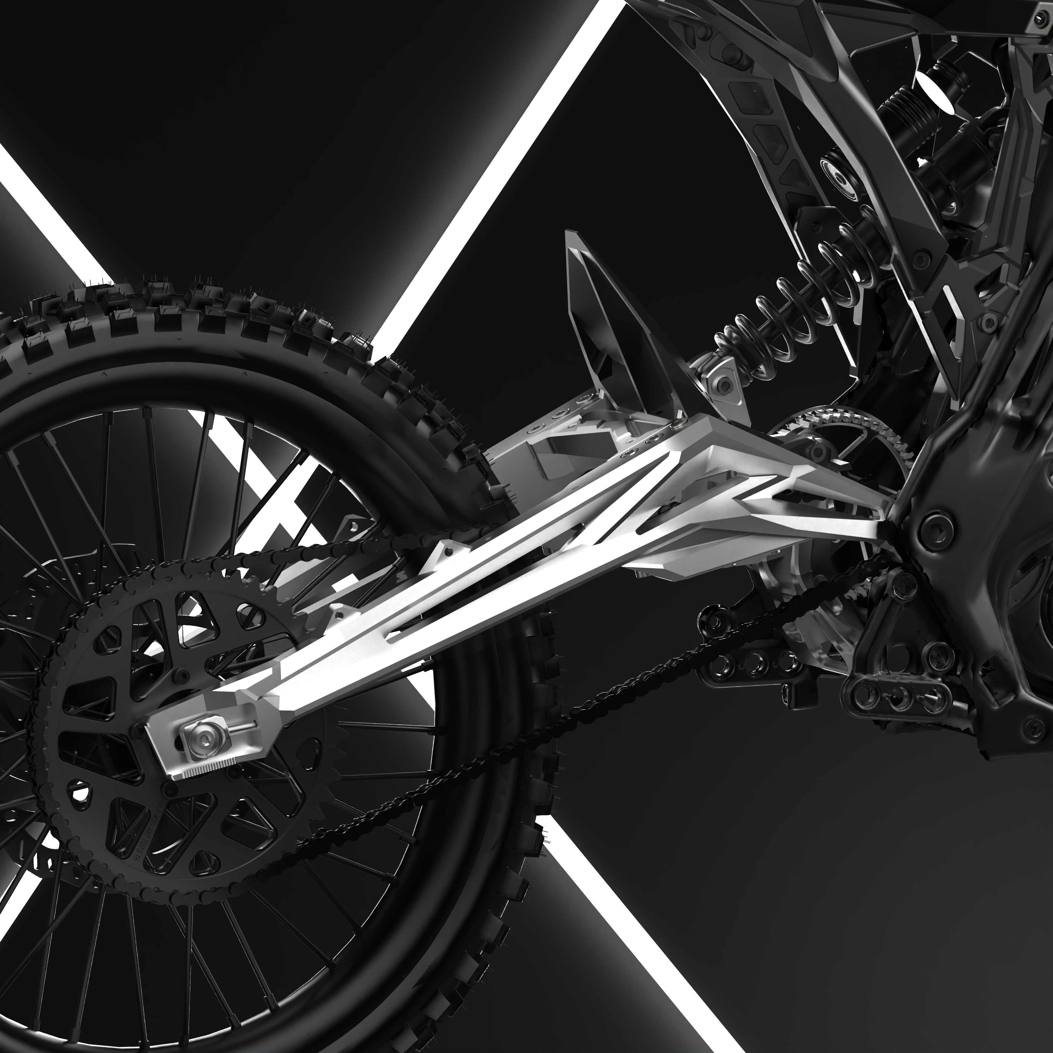 E Ride Pro SwingArm 50mm extended