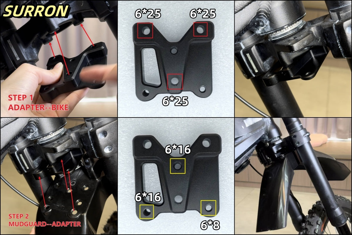 Sur-Ron Front Widened Mudguard