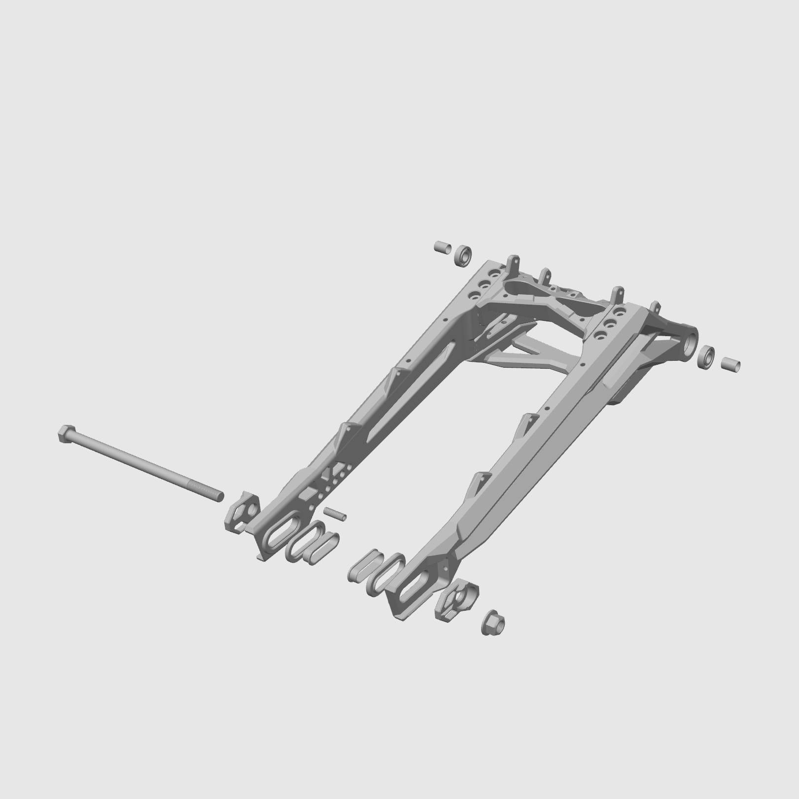 M12 Extended Rear Wheel Axle