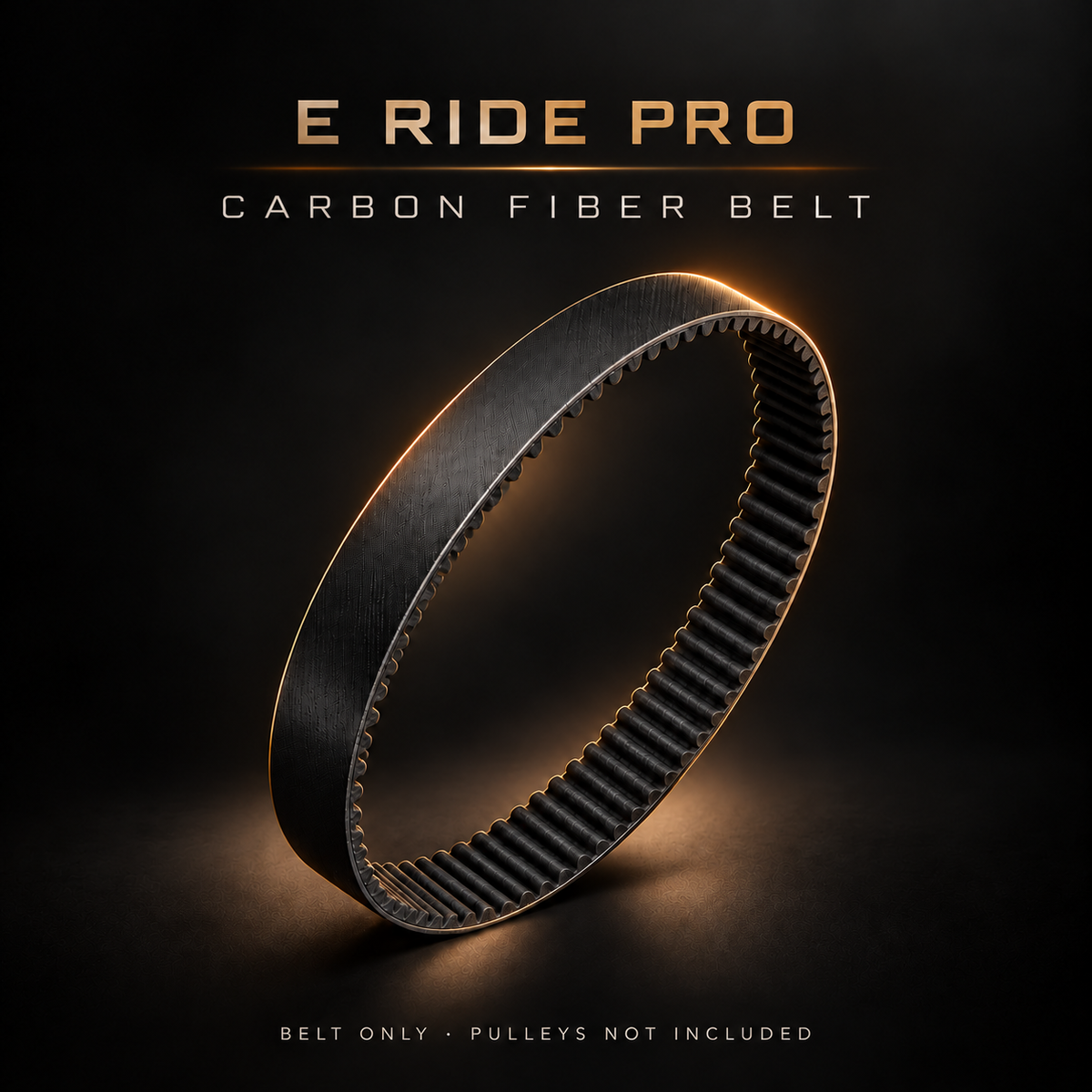 E Ride Pro carbon fiber belt only — pulleys not included