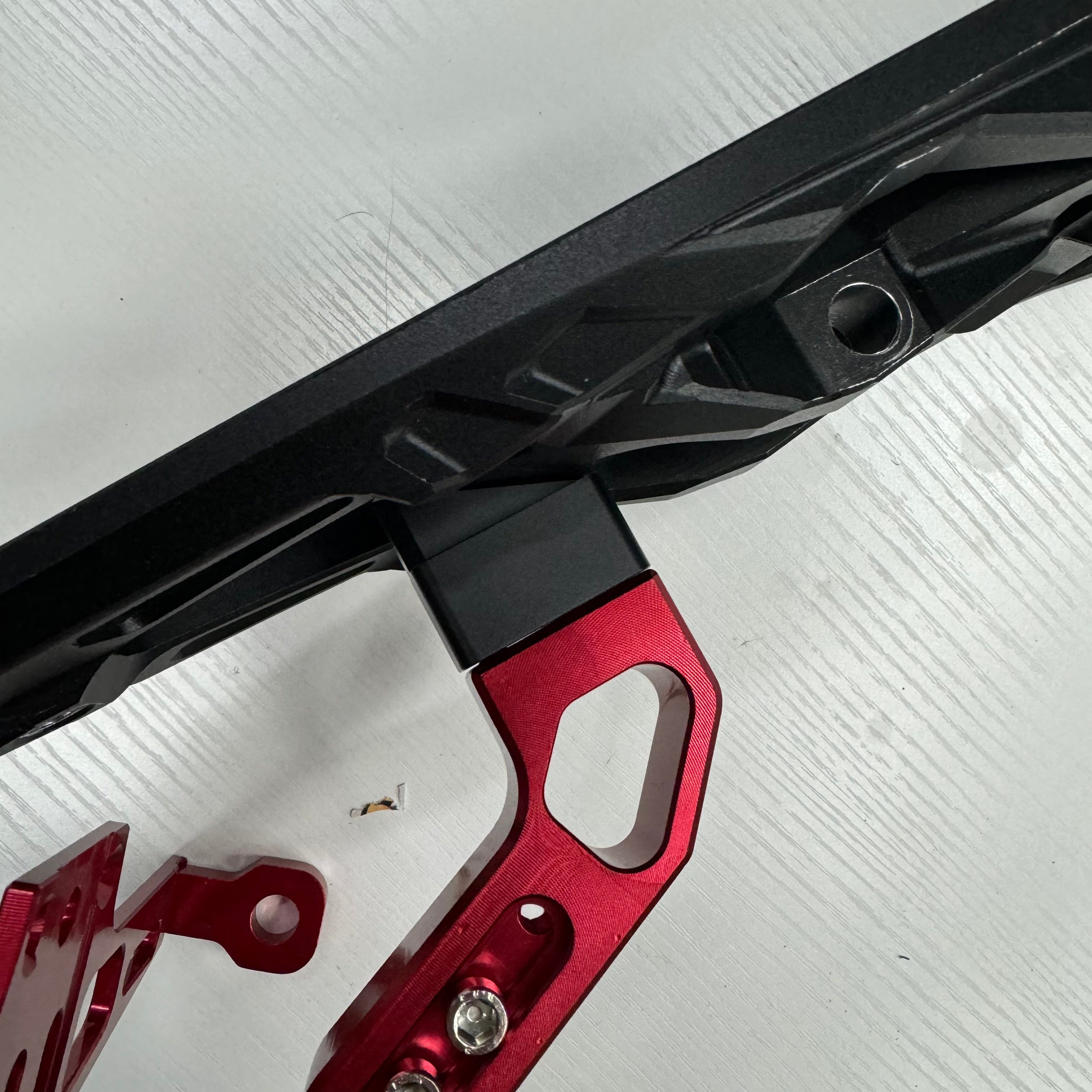 Rear Rack License Plate Holder V2 / Tail Light Extension Cable