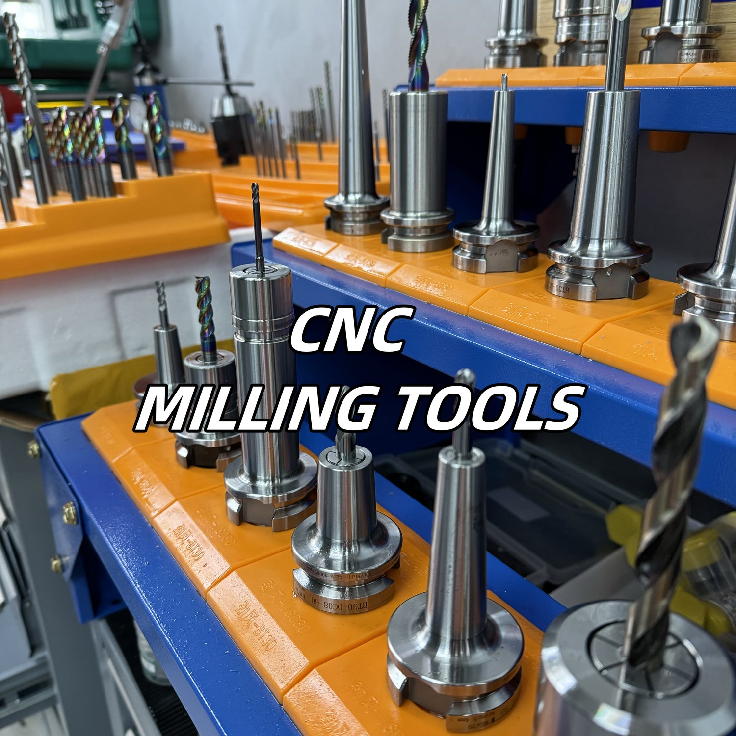 Our CNC milling tools. 🔨