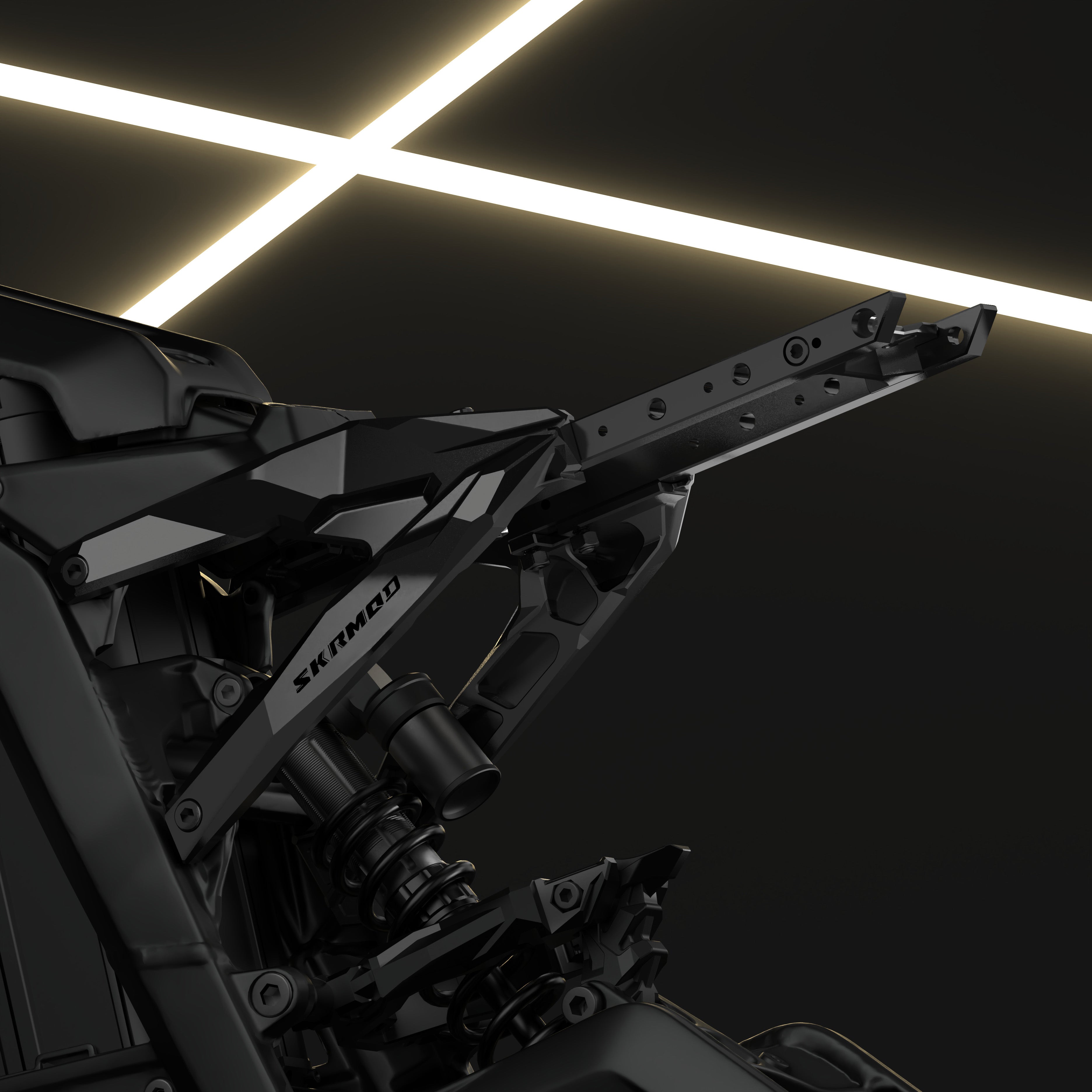[Limited Edition] Skrmod Sur-Ron LBX Upgraded Subframe - Black Knight Version with Titanium Bolts