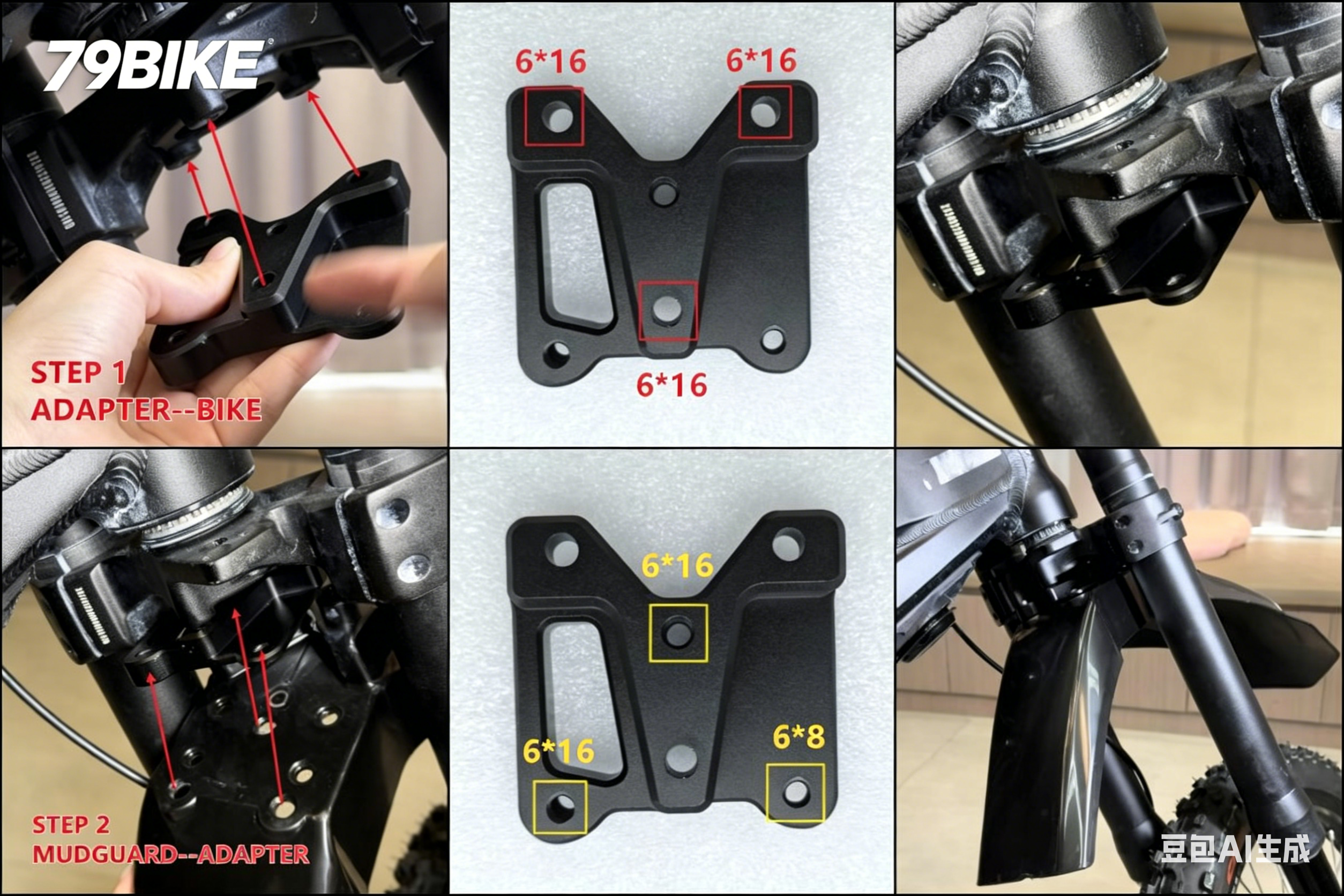 79Bike / Ventus Front Wider Mudguard Fender V1