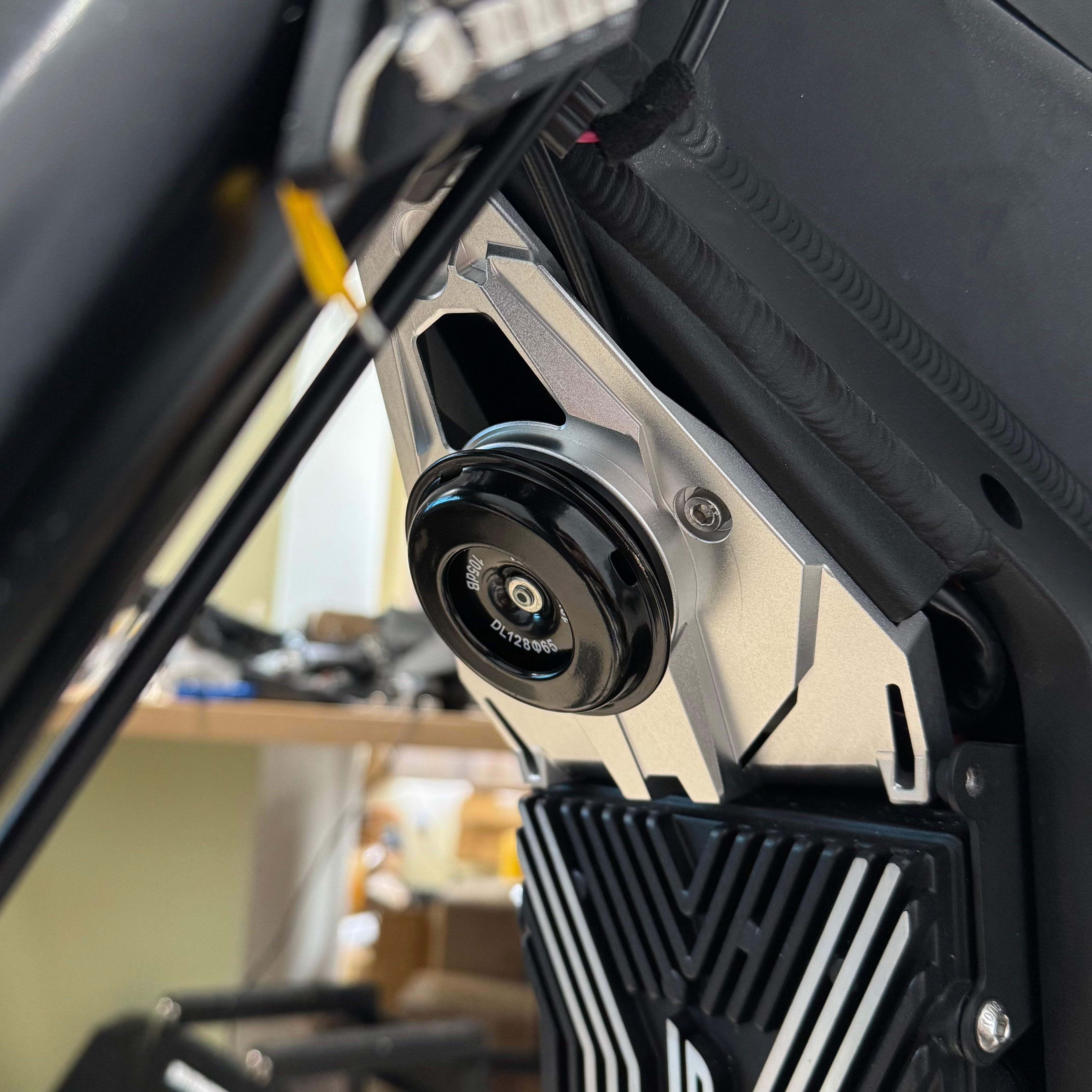 Talaria CNC Horn Cover fit Sting MX5/4: AirTag Stash + Horn Keep