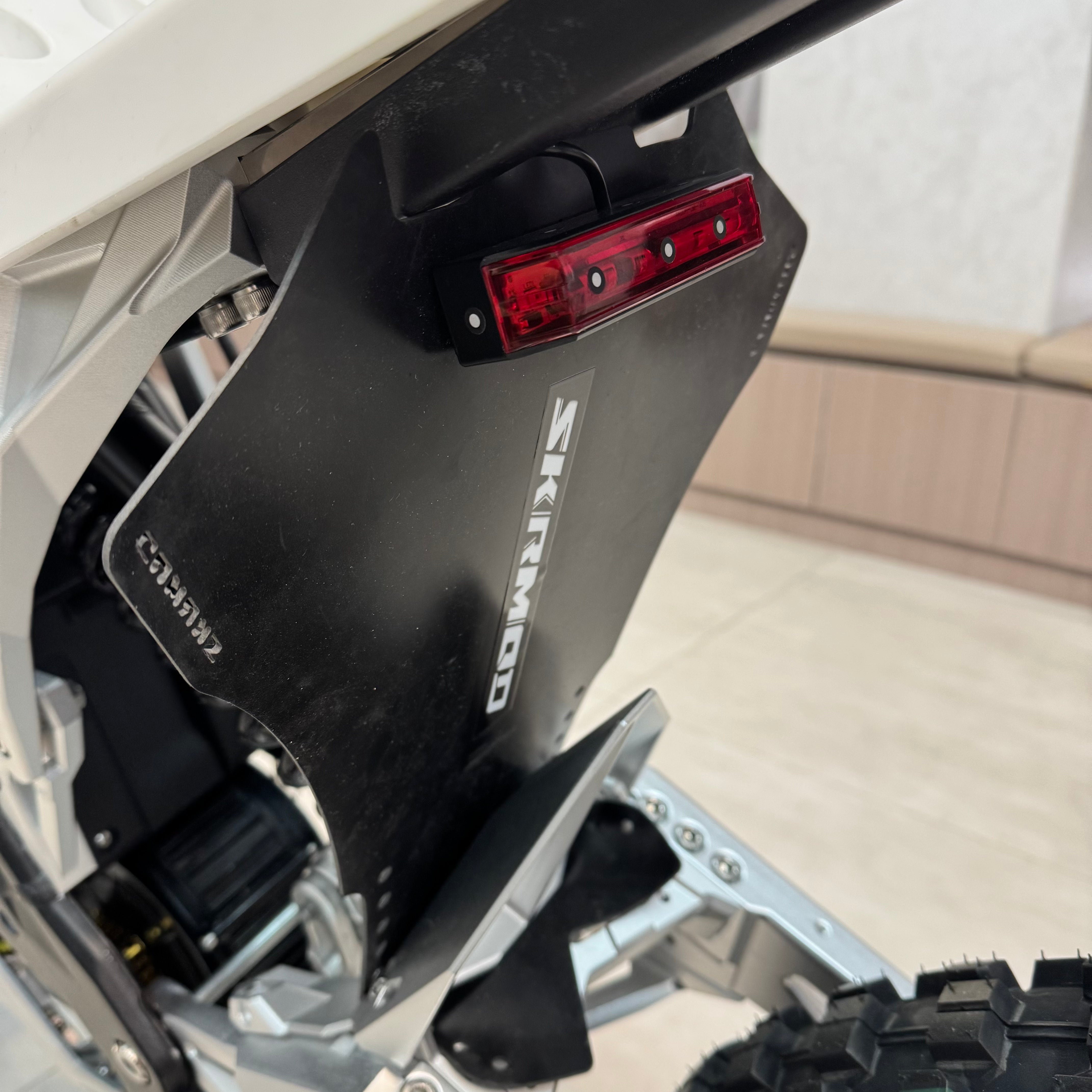 E Ride Pro Wider Rear Shock Mudguard