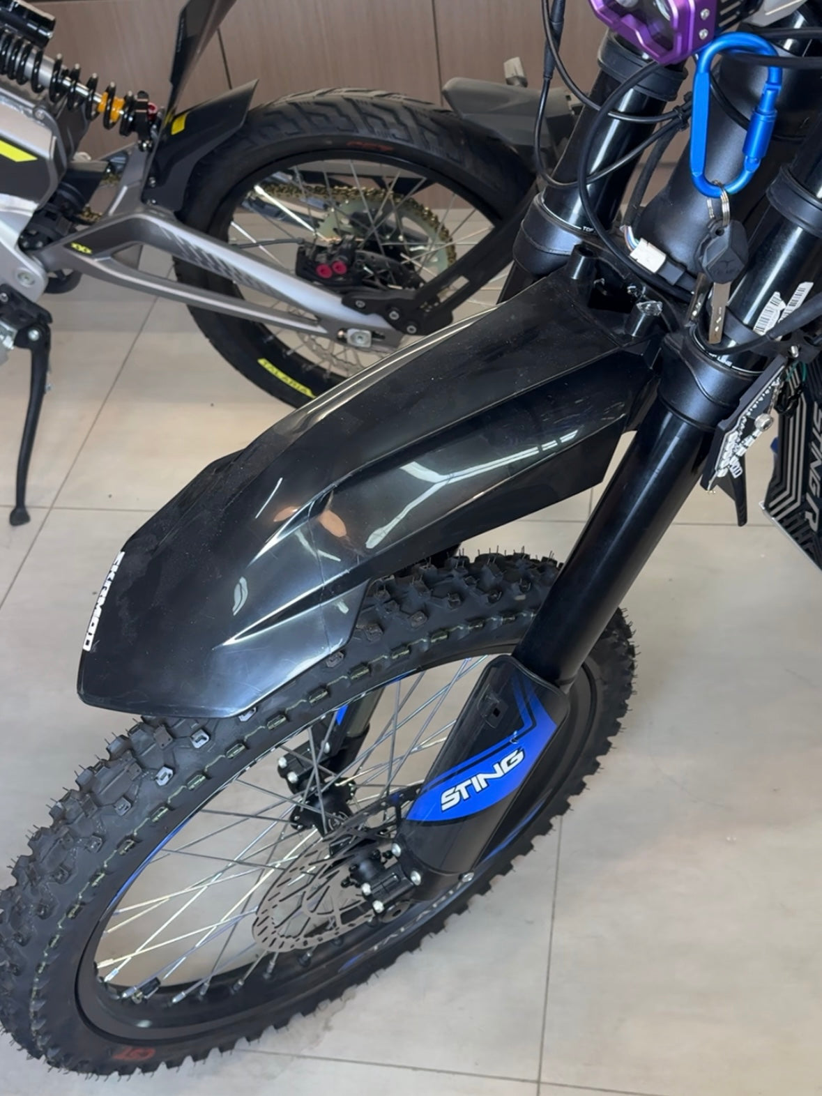 Talaria MX Sting R Front Wider Mudguard Fender with CNC Adapter