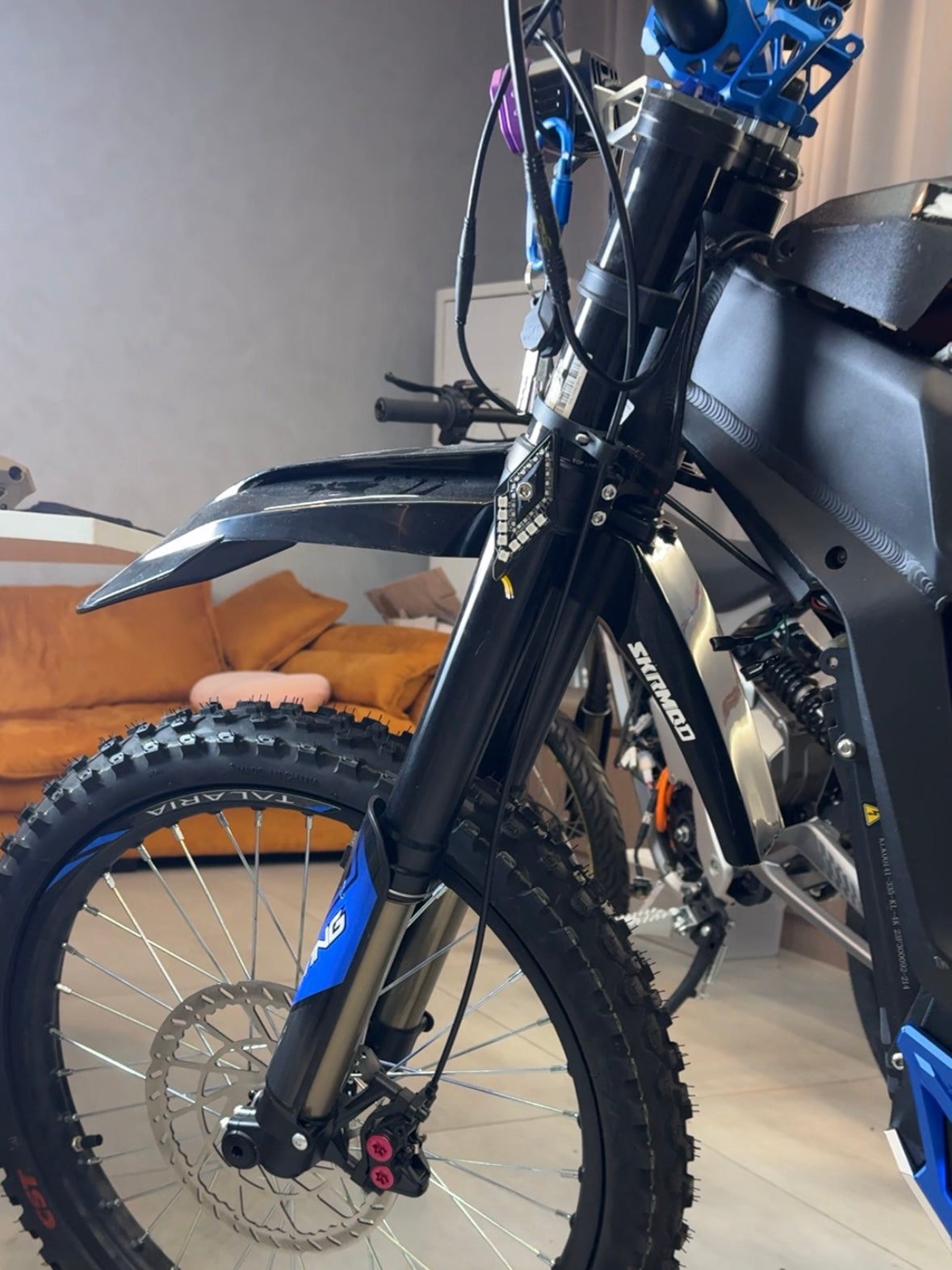 Talaria MX Sting R Front Wider Mudguard Fender with CNC Adapter
