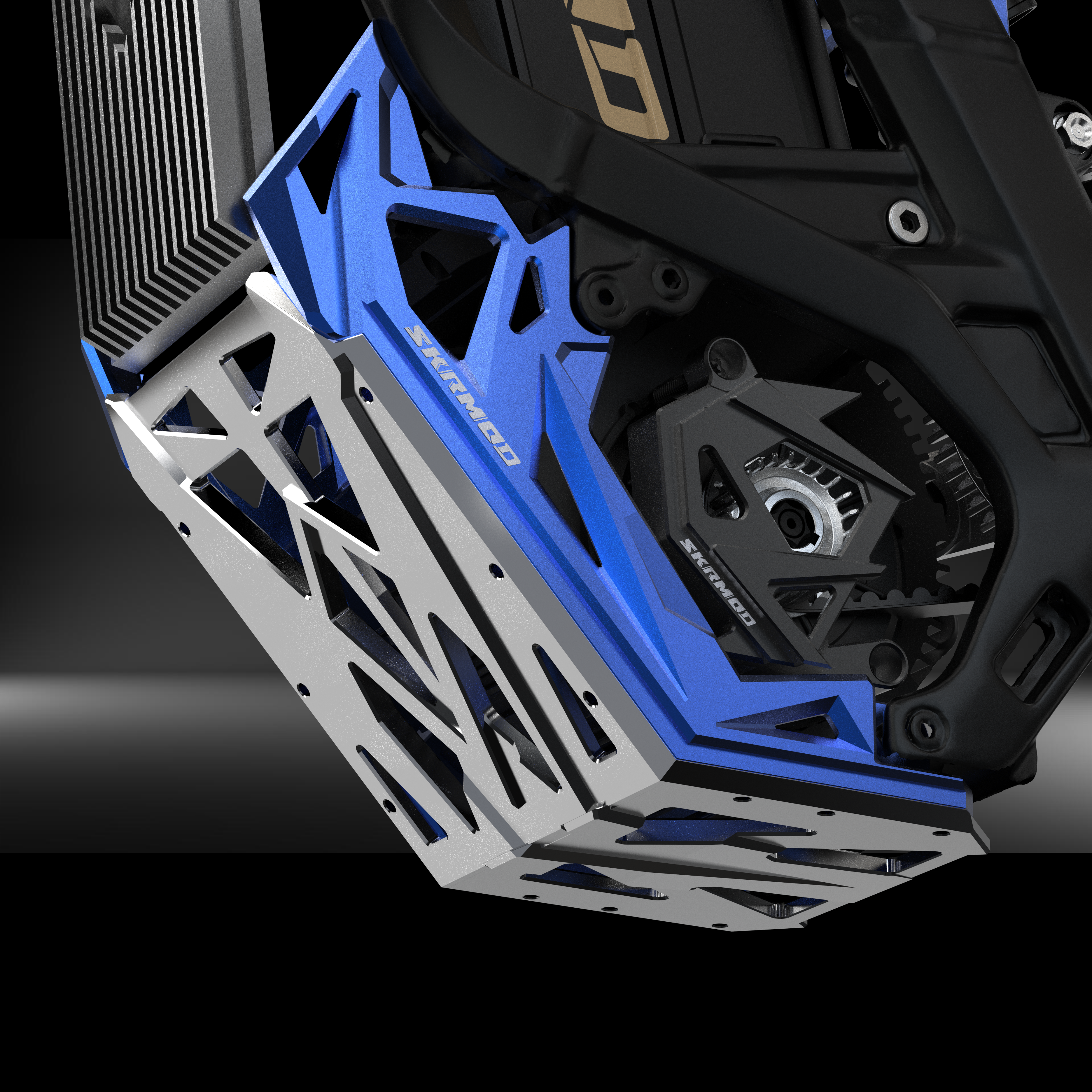 Skrmod Skid Plate Bash Guard Engine Protection CNC Aluminum