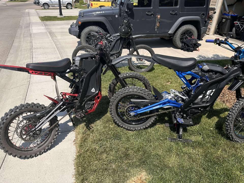 Skrmod Surron Subframe with Titanium Bars