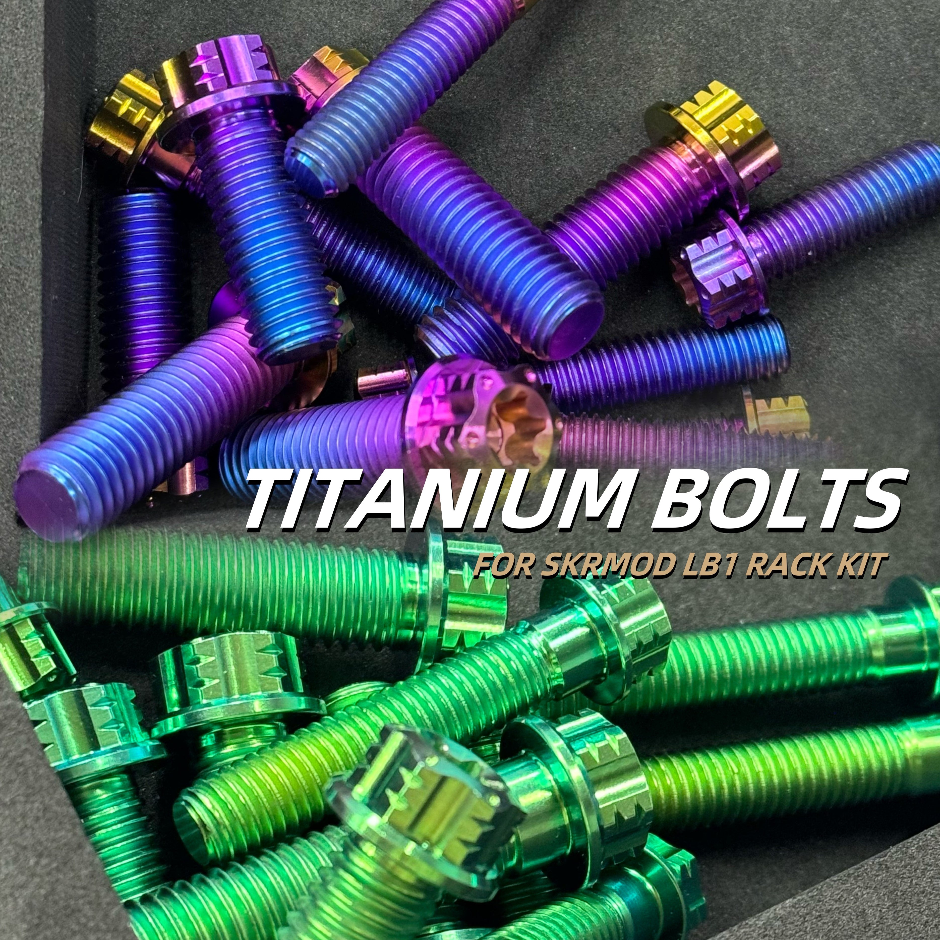 Titanium Bolts for Sur-Ron LBX Rack Kit