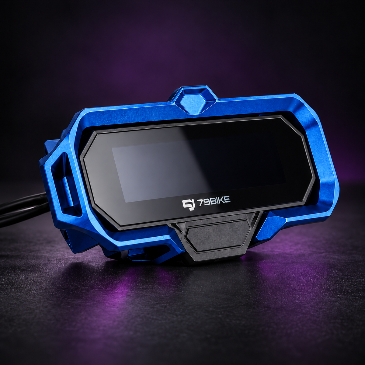 79BIKE Falcon Pro CNC display protector - Blue; display not included
