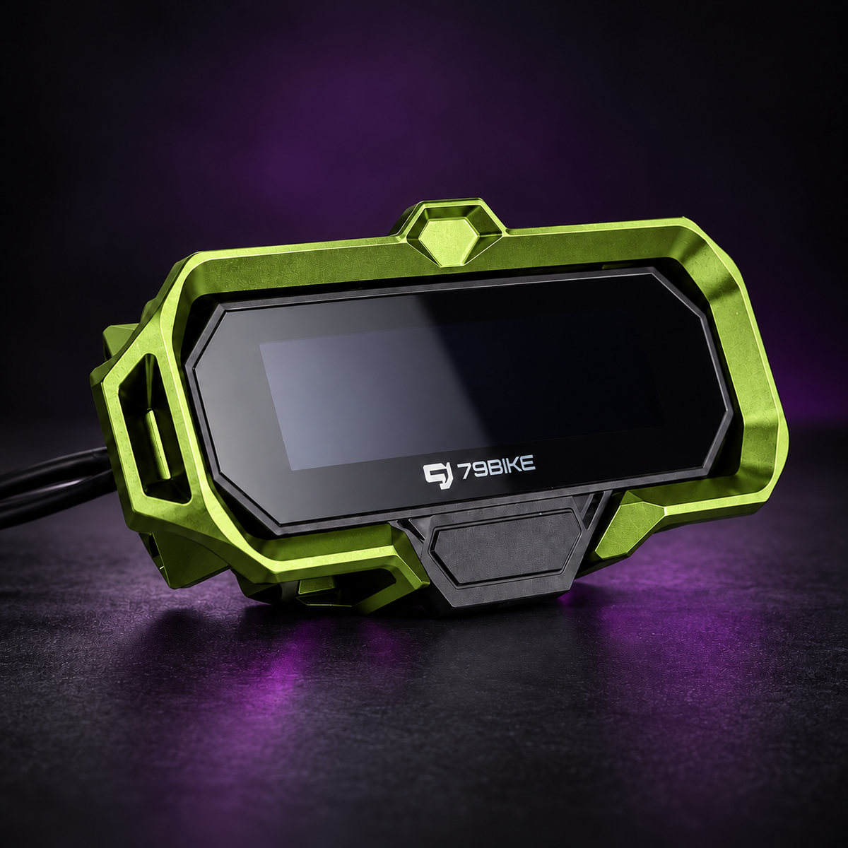79BIKE Falcon Pro CNC display protector - Green; display not included