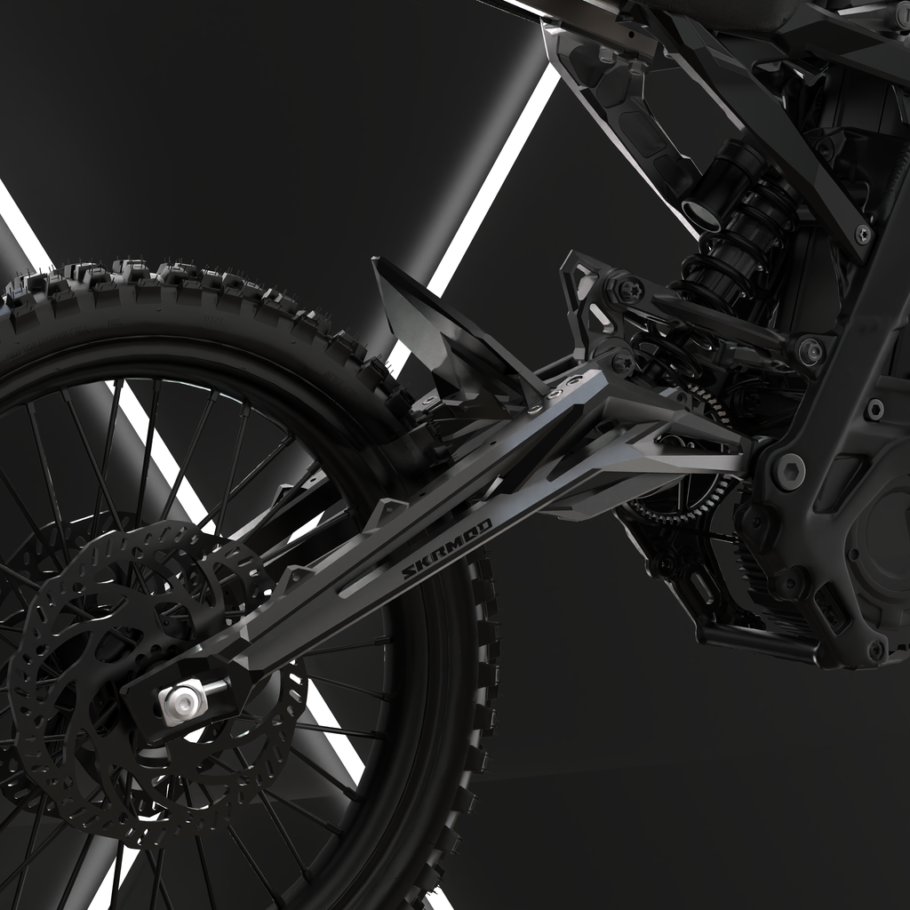 E Ride Pro Black Knight Predator Swingarm 50mm extended