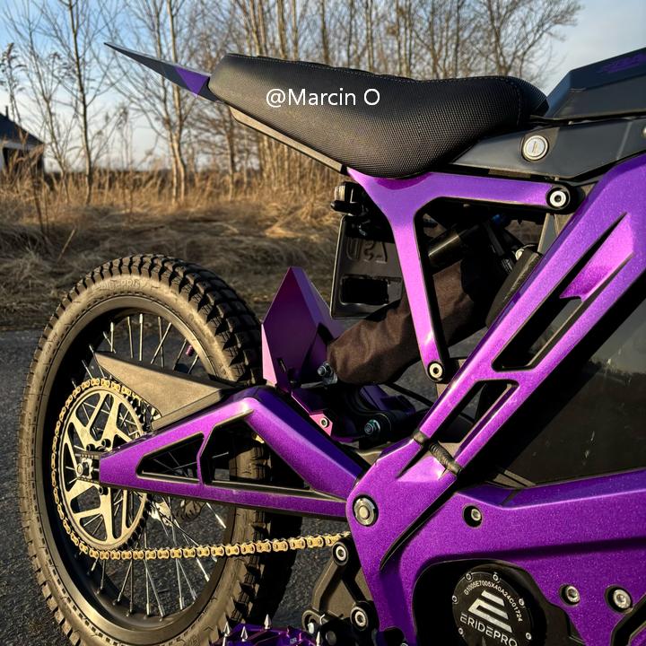 E Ride Pro SR/SS/S Rear Wheel Hugger Mudguard | CNC Aluminum