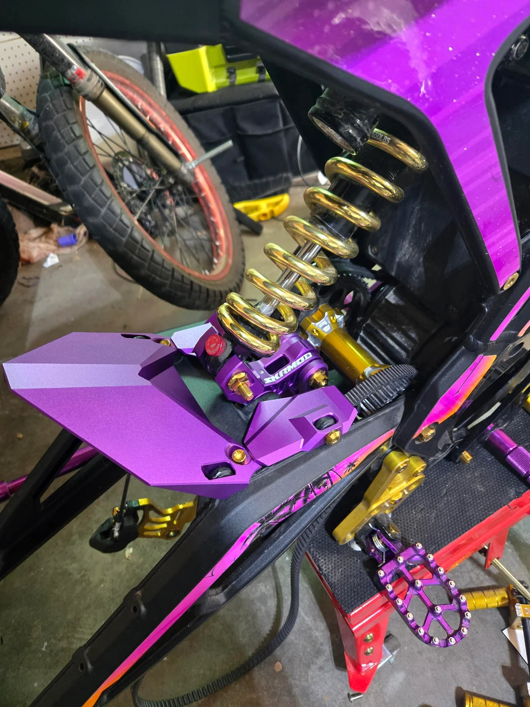 E Ride Pro Wheel Mudguard CNC Aluminum