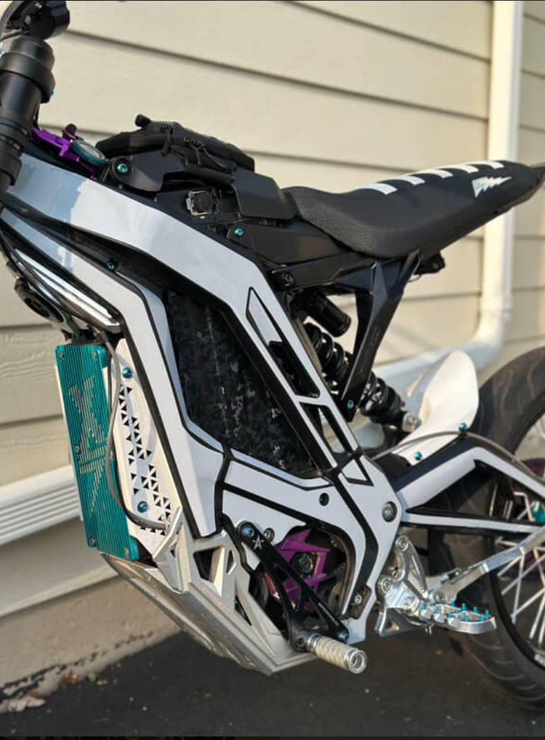Black Knight 🦇 Skrmod E Ride Pro SS S Upgraded Subframe with Titanium Bolts