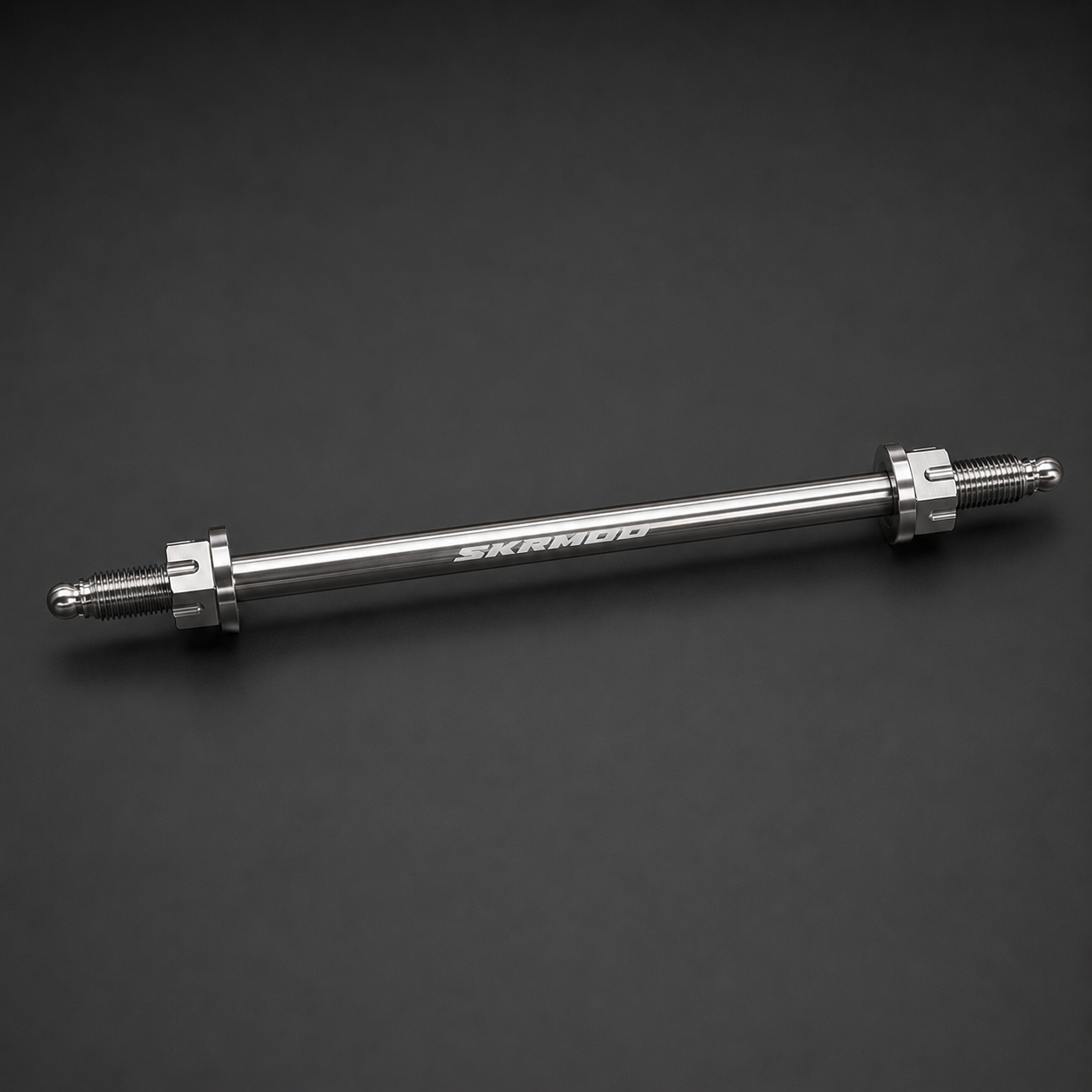 SKRMOD Extended Rear Wheel Axle M12x235 Silver