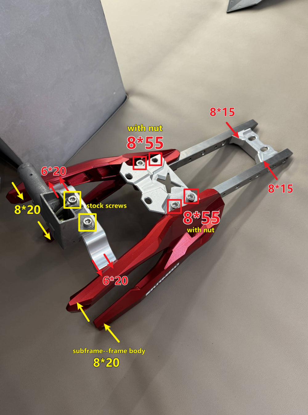 Surron Super Sturdy Subframe with Titanium Bars