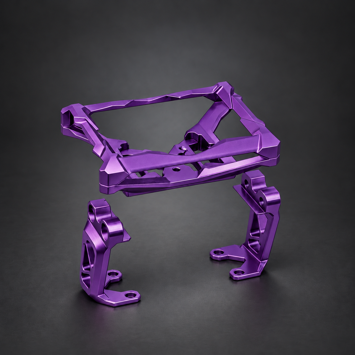 E Ride Pro screen mount and protector kit - Purple