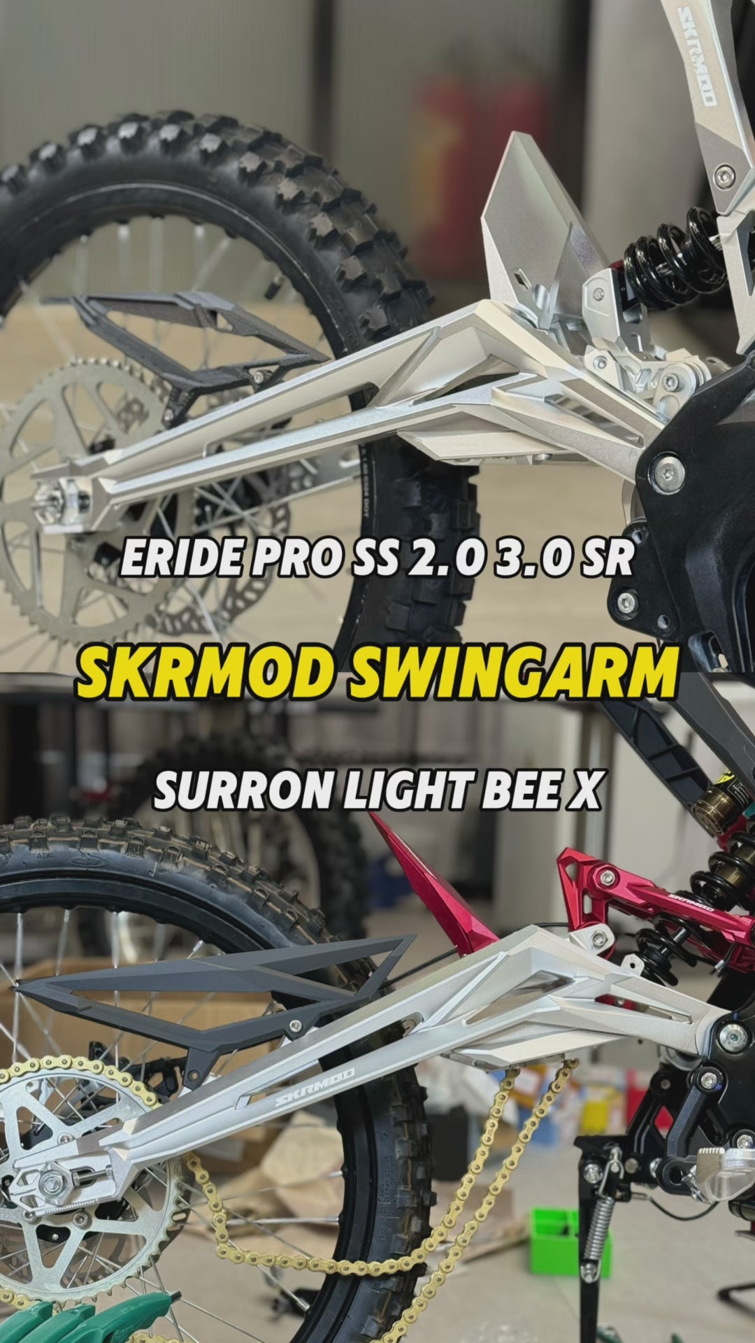 Sur-Ron Super RE-ENFORCED 50mm Extended Swingarm