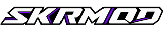 SKRMOD black and purple logo